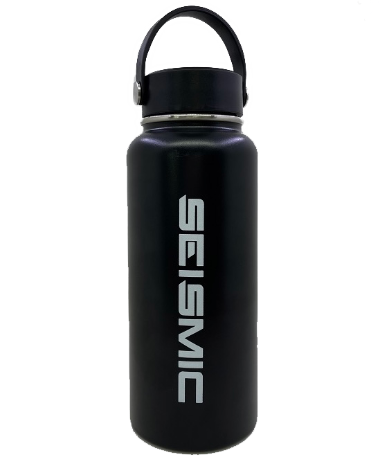 Seismic Water Bottle w/ Macrame Holder